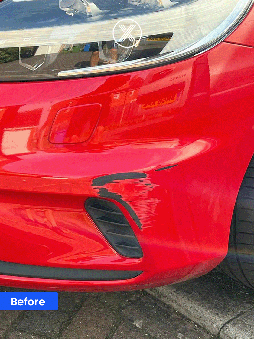 front bumper scratch