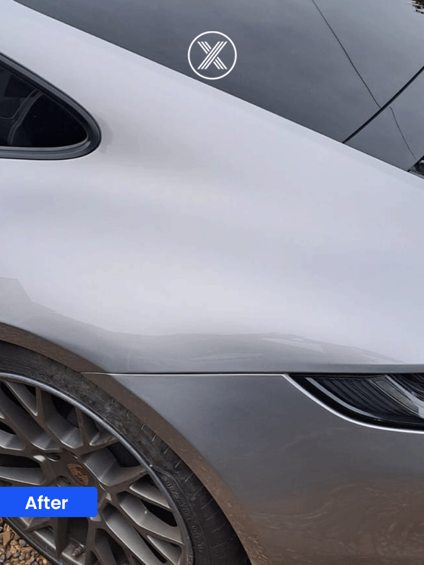 porsche car scratch fixed