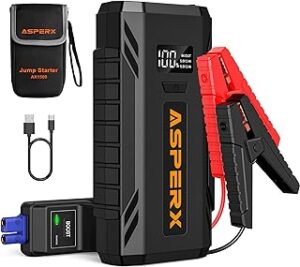 ASPERX Jump Starter Power Pack(Up to 7L Gas5.5L Di_4