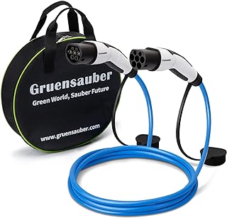 Gruensauber Type 2 to Type 2 EV charging cable, 32_1