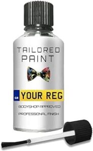 Mixed by Reg Registration Plate Car Touch Up Paint