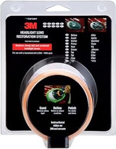 3M 393M 39073 Headlight Lens Restoration Kit to Restore_2073 Headlight Lens Restoration Kit to Restore_2